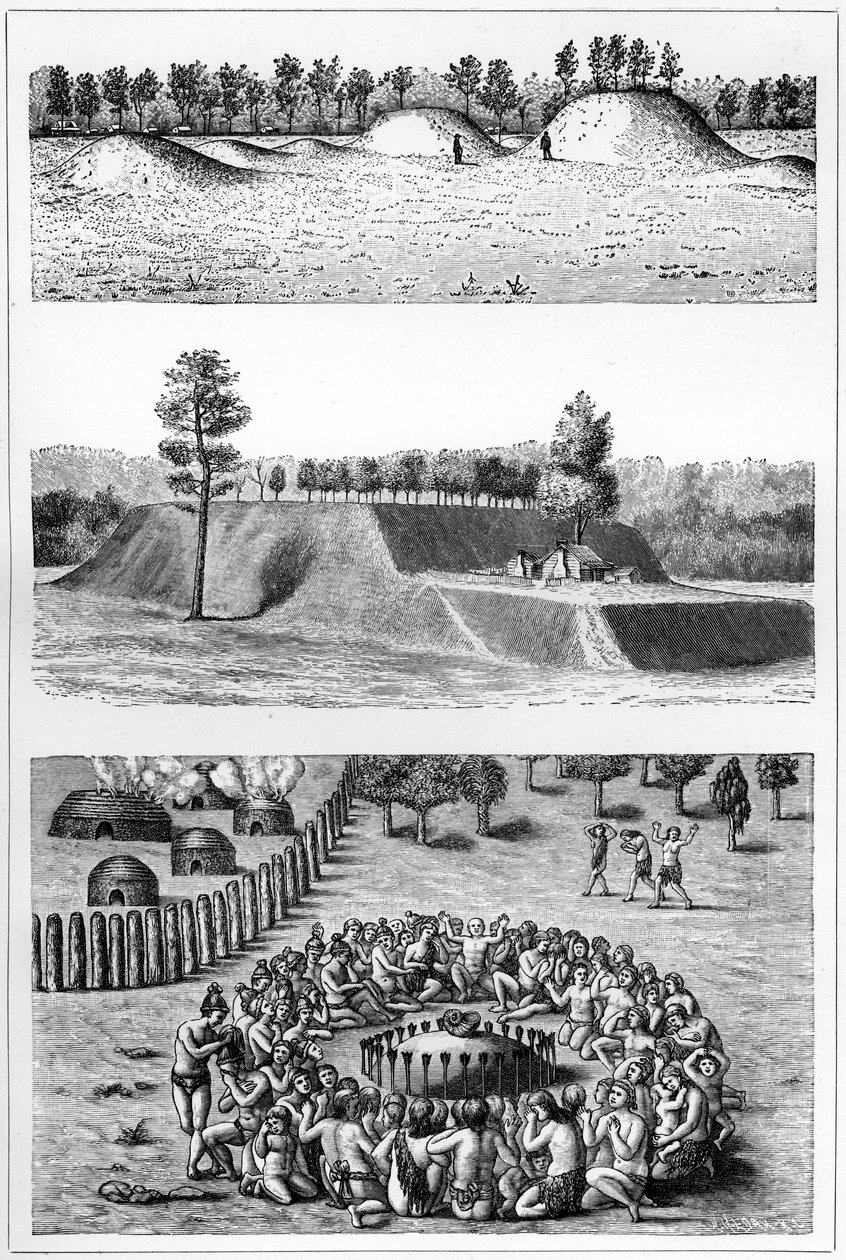 Inheemse Amerikaanse archeologische vindplaatsen, VS, 1901 door Unbekannt