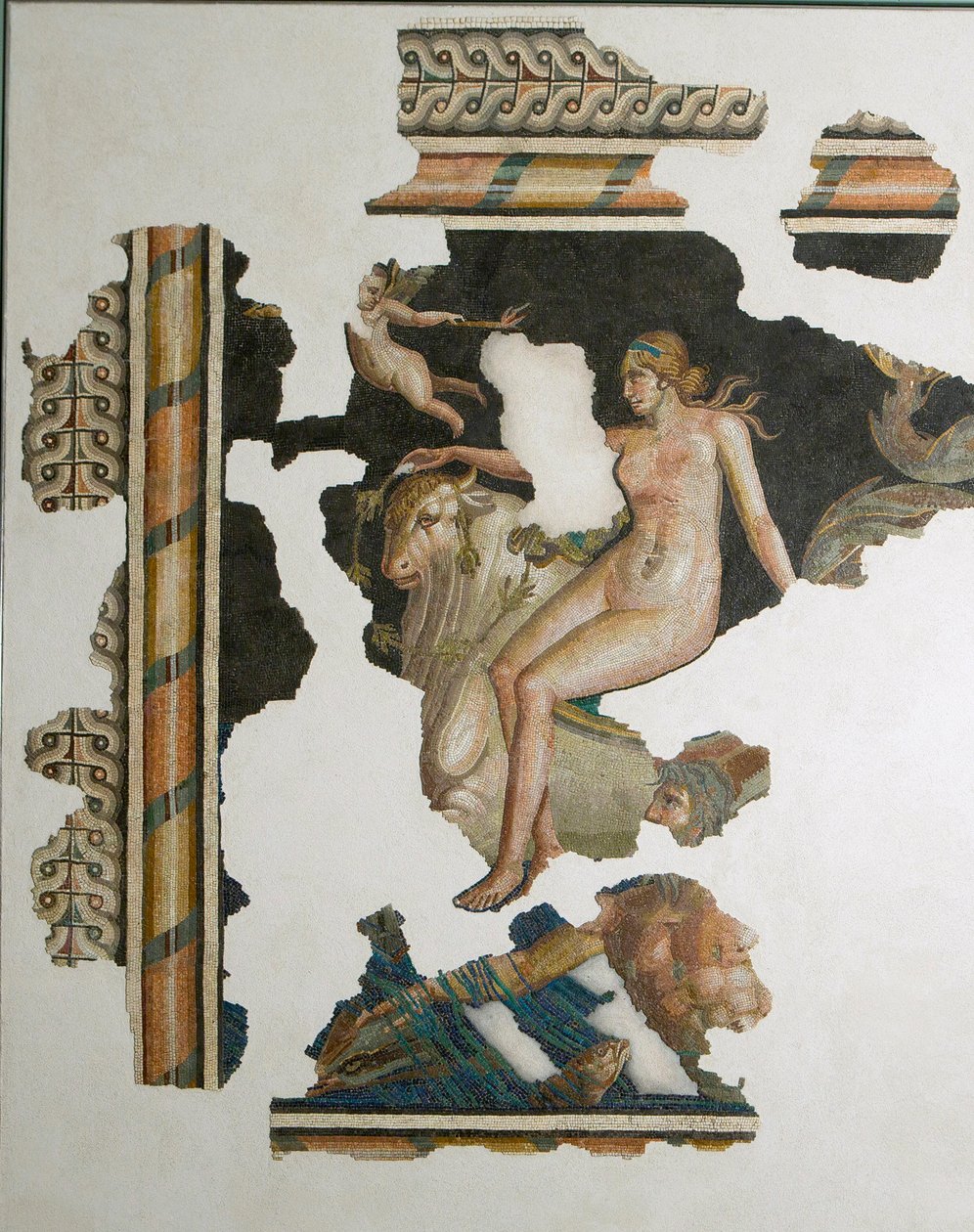 Nereide, Italië (mozaïek) door Unbekannt