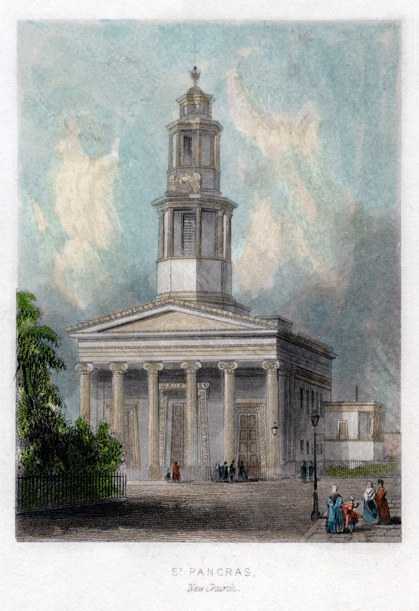 Nieuwe kerk, St Pancras, Londen door Unbekannt