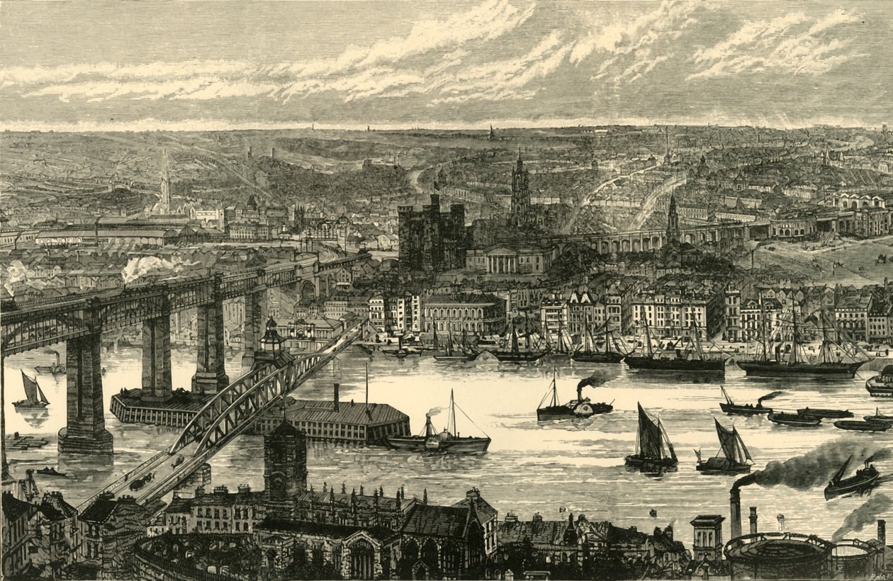 Newcastle-On-Tyne, 1898 door Unbekannt