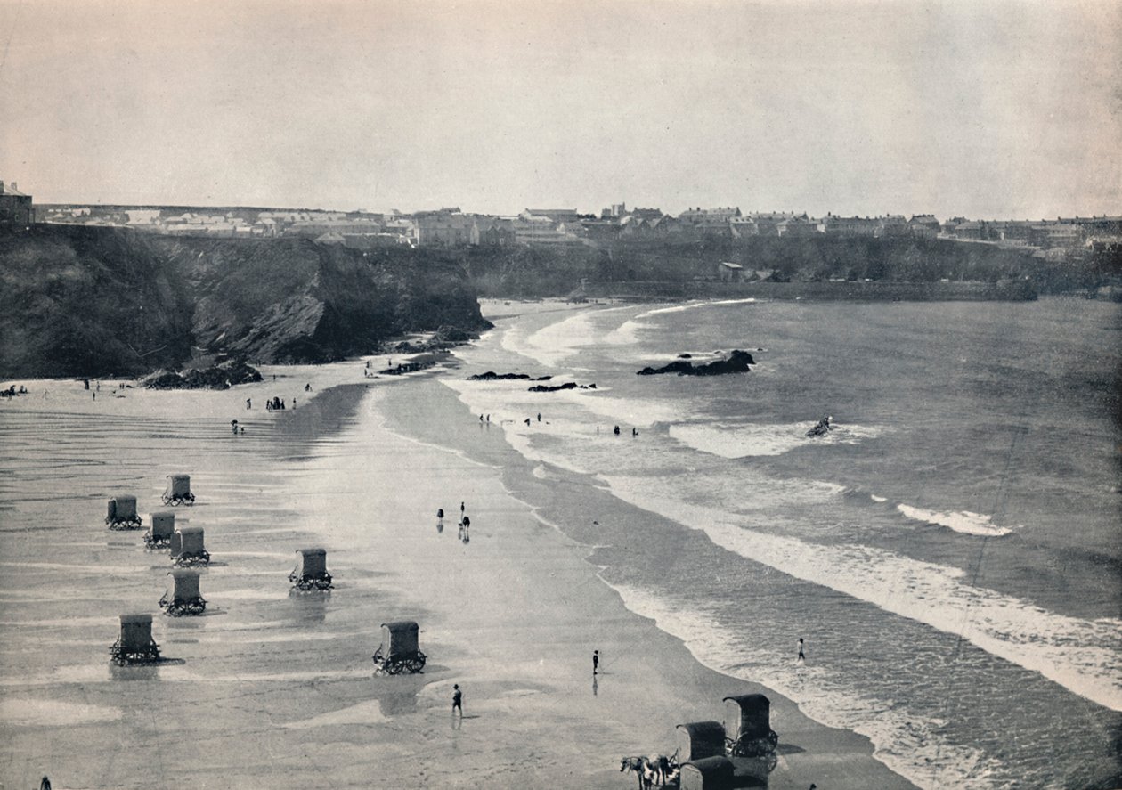Newquay - Een Rustige Badplaats, 1895 door Unbekannt