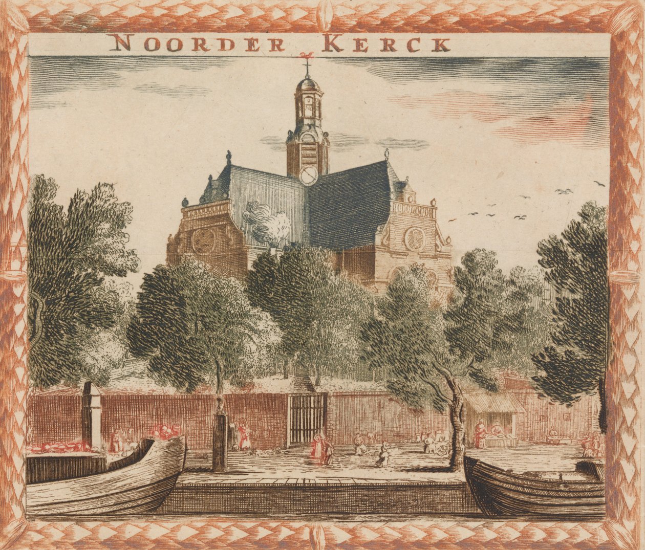 Noorder Kerck, in: Tooneel Der Voornaamste Nederlands Huizen, En Lust Hoven, Naar T Leven..., n.d. door Unbekannt