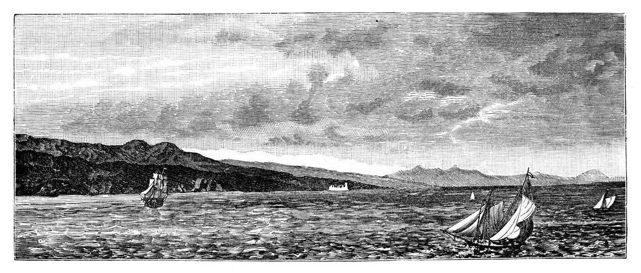 Voor de kust van Klein-Azië, ca. 1900 door Unbekannt