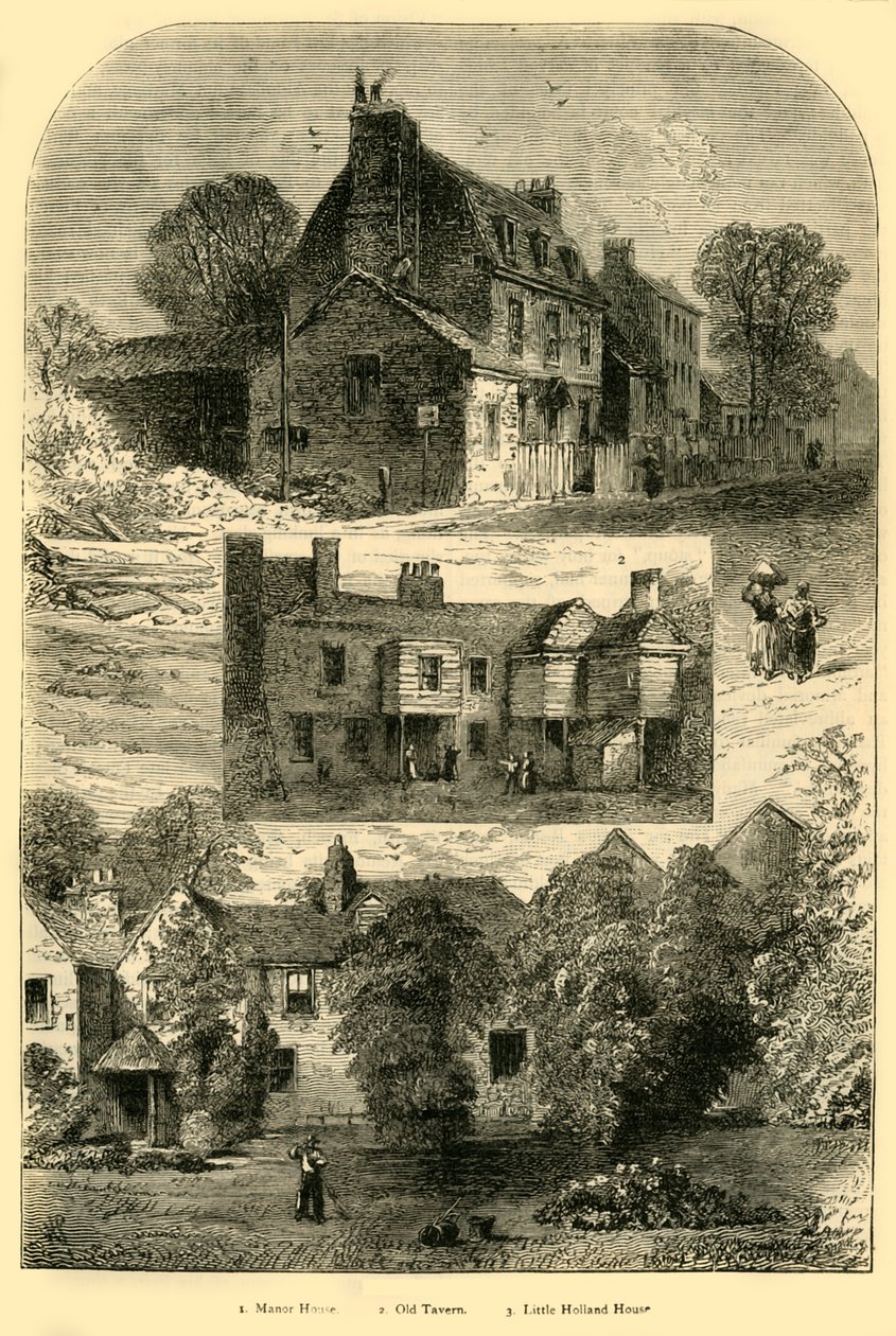 Oud Kensington, ca. 1876 door Unbekannt