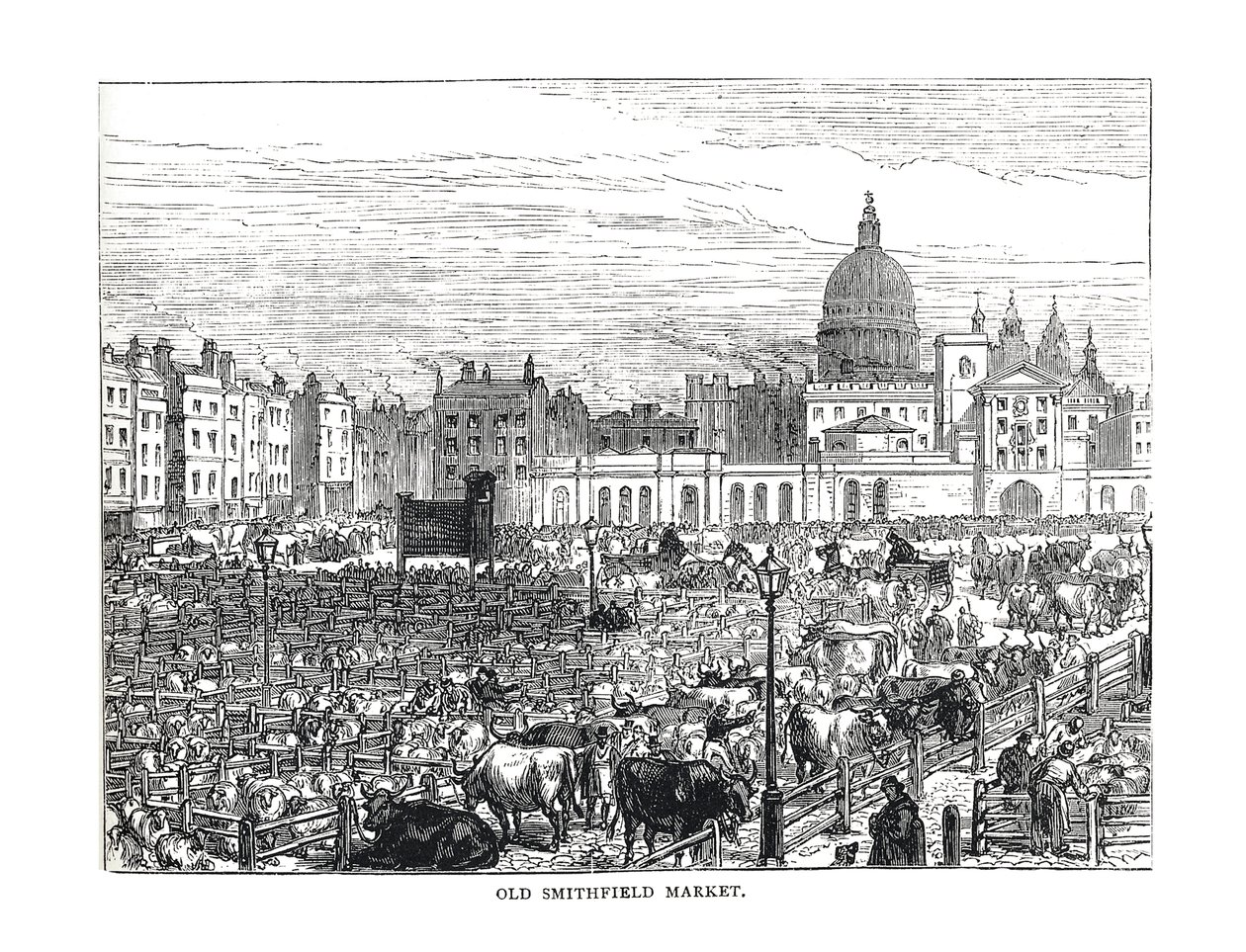 Oude Smithfield Market door Unbekannt