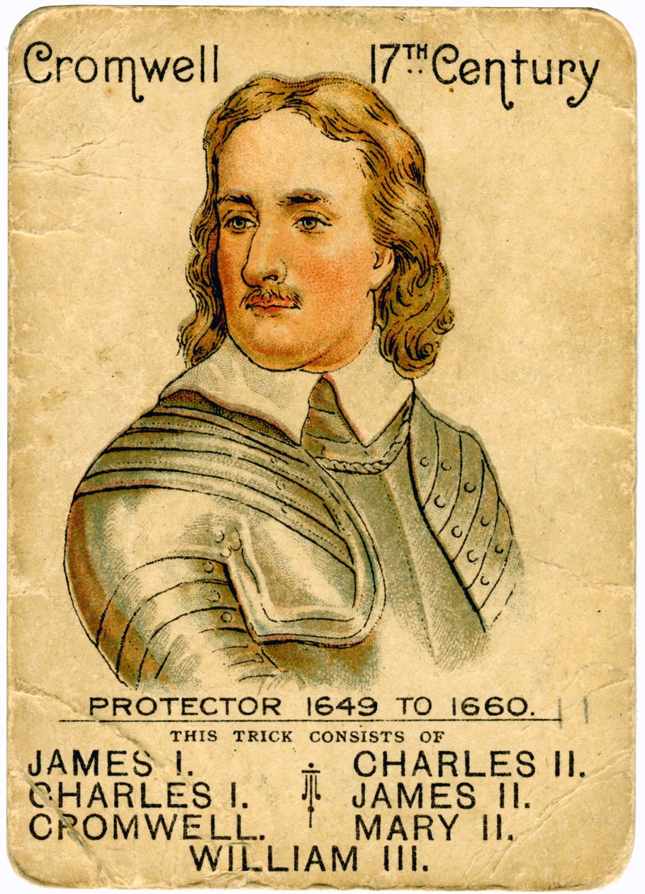 Oliver Cromwell 1599-1658, Lord Protector van Engeland, 1901-1910 door Unbekannt