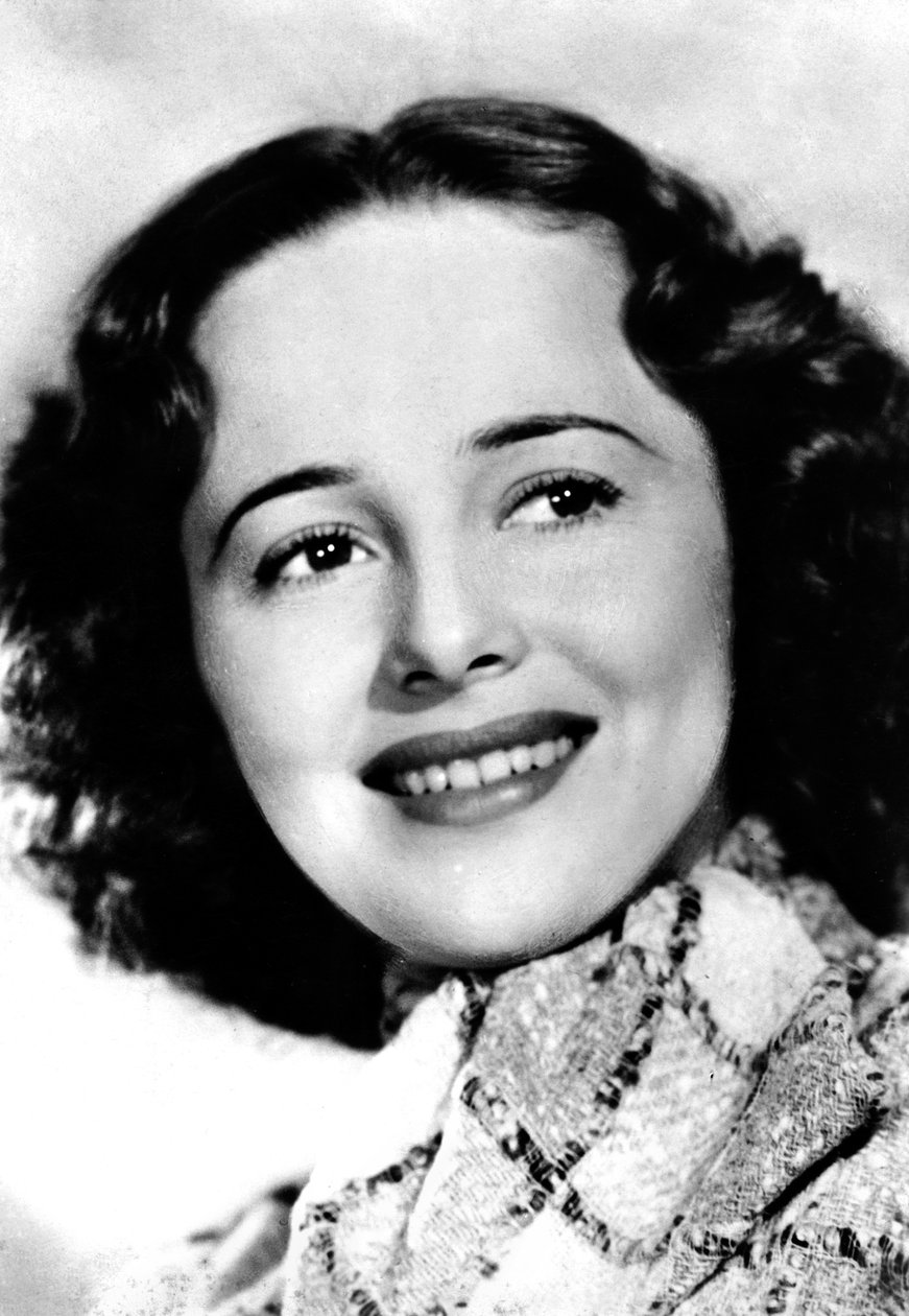 Olivia de Havilland geb. 1916, Amerikaanse actrice, ca. 1930s-1940s door Unbekannt