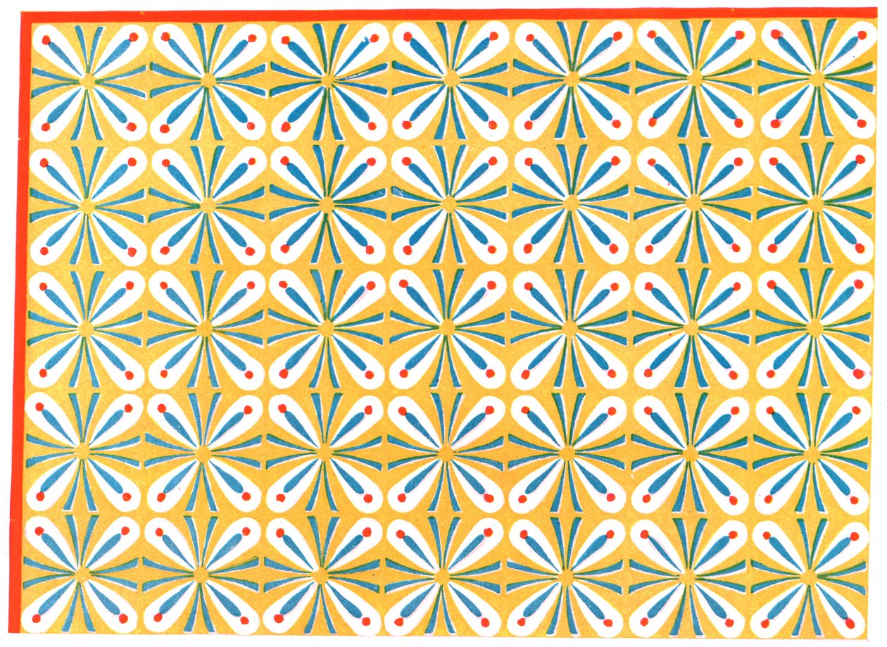 Geschilderd plafond in het graf van Hepuseneb, Thebe, Egypte, 1928 door Unbekannt