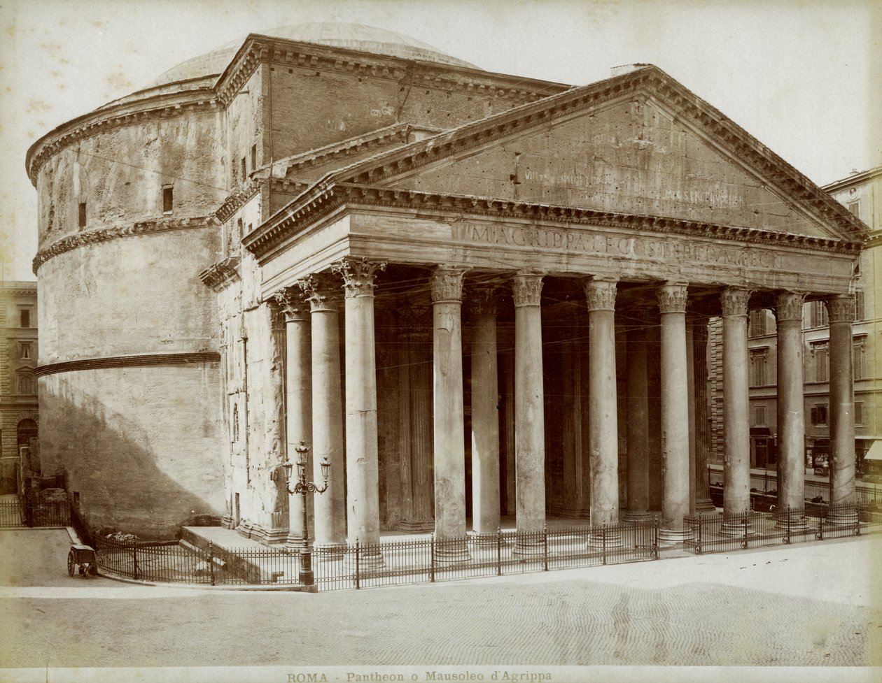 Pantheon, Rome, Italië, eind 19e of begin 20e eeuw door Unbekannt