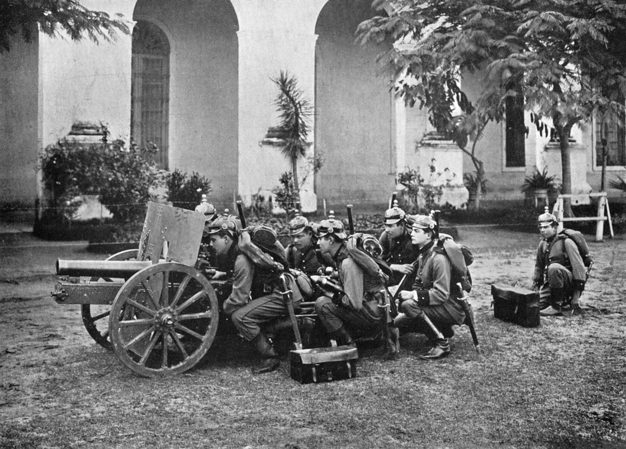 Paraguayaanse artillerie, Paraguay, 1911 door Unbekannt