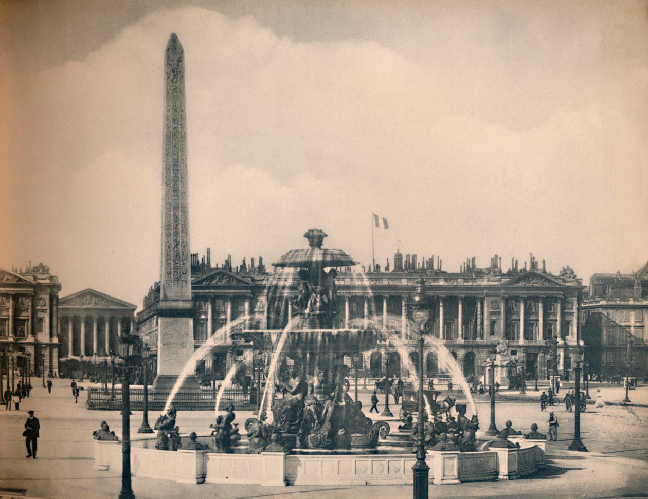 Parijs. - La Place De La Concorde. door Unbekannt