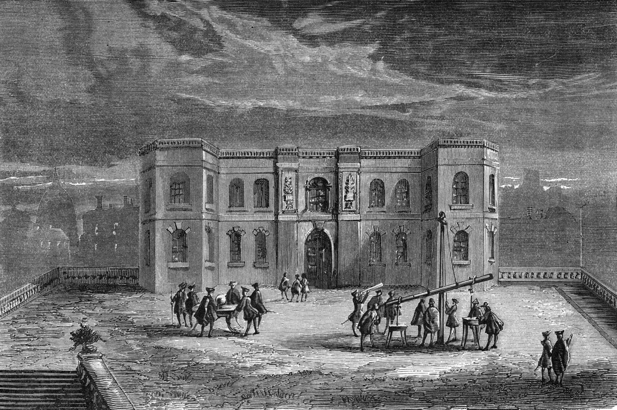 Parijse observatorium in de tijd van Lodewijk XIV, 17e eeuw, 1870 door Unbekannt