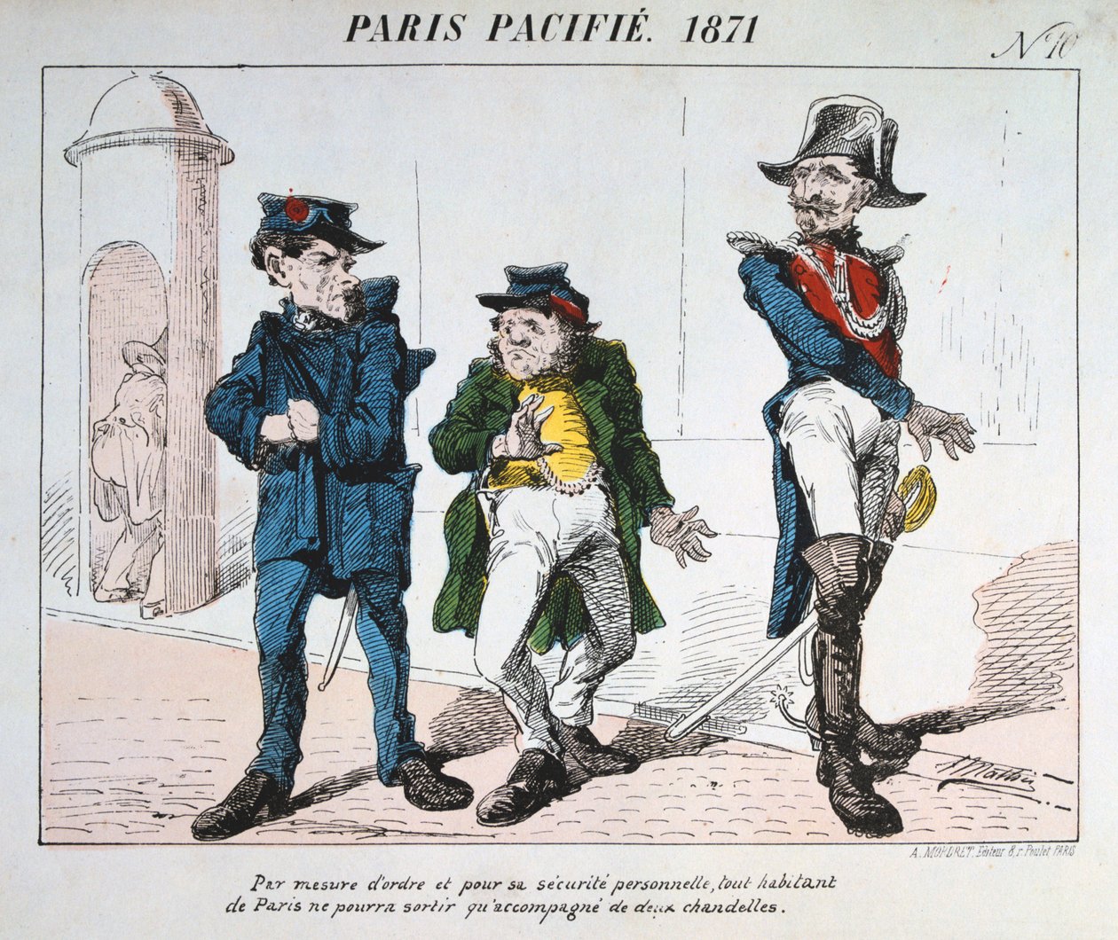 Parijs Pacifie, 1871 door Unbekannt