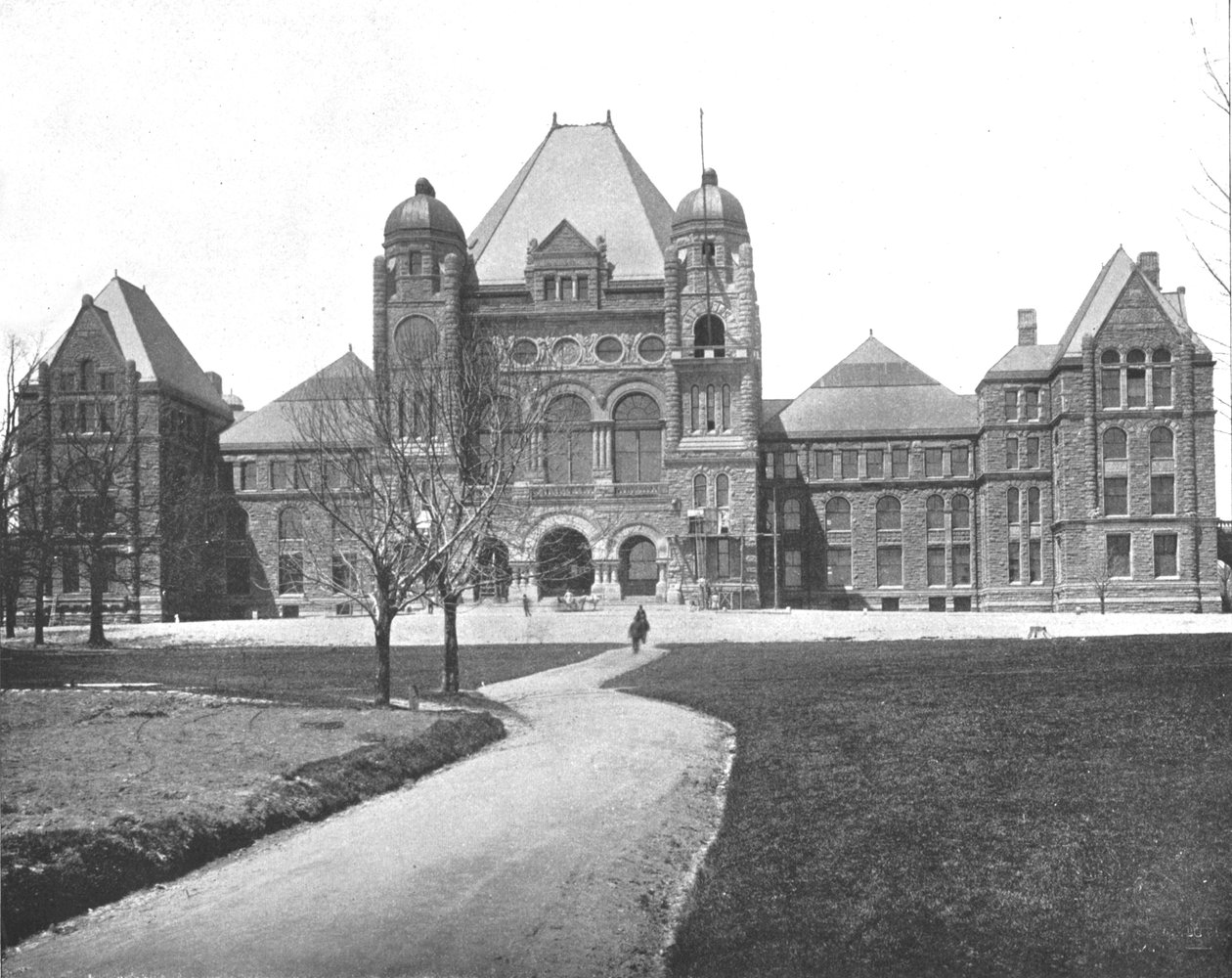 Parlementsgebouwen, Toronto, Canada, ca. 1900 door Unbekannt