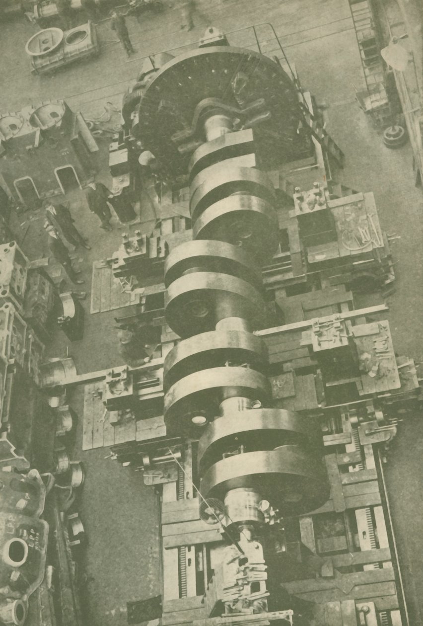 Deel van de krukas van M.V. Britannic White Star, 27.000 ton door Unbekannt
