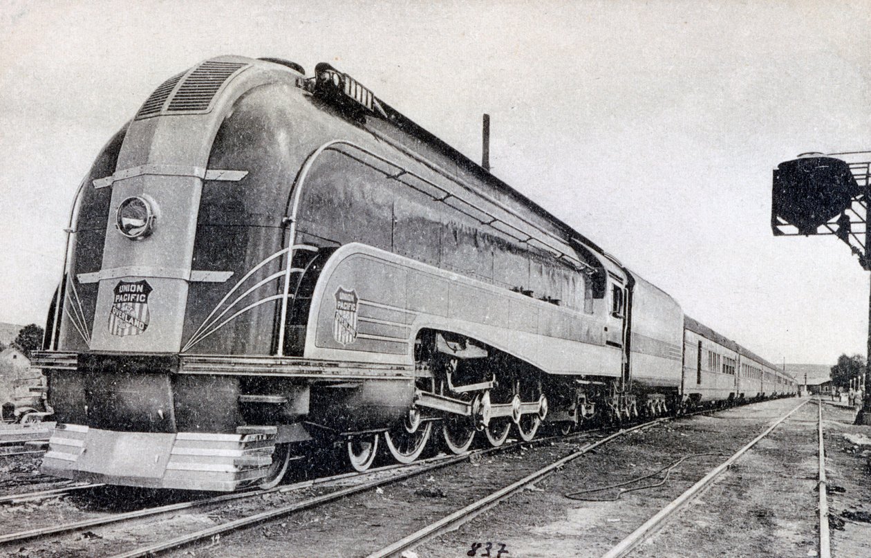 Passagierstrein, Pullman van de Pacific Union, Amerika, 20e eeuw door Unbekannt