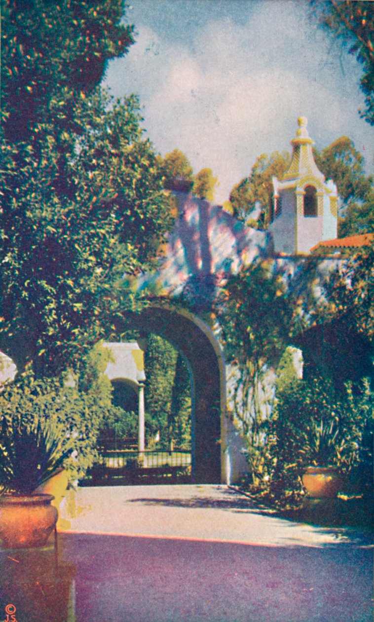Patio van het Paleis van Fotografie door Unbekannt