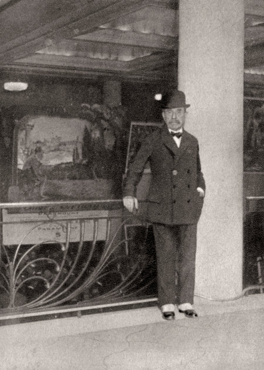 Paul Bourget, Franse romanschrijver en criticus, 1928 door Unbekannt