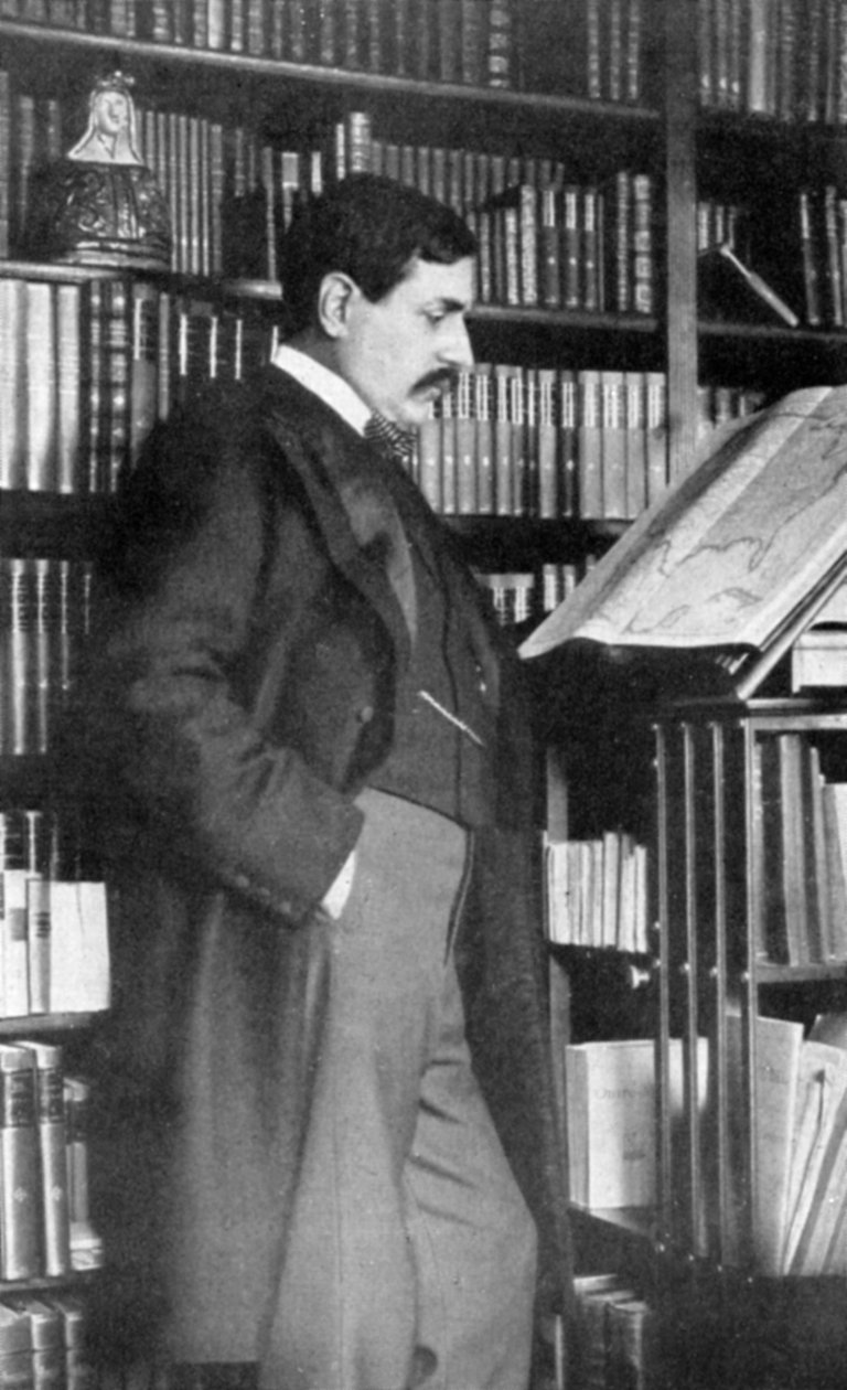 Paul Bourget, Franse romanschrijver en criticus, eind 19e-begin 20e eeuw door Unbekannt