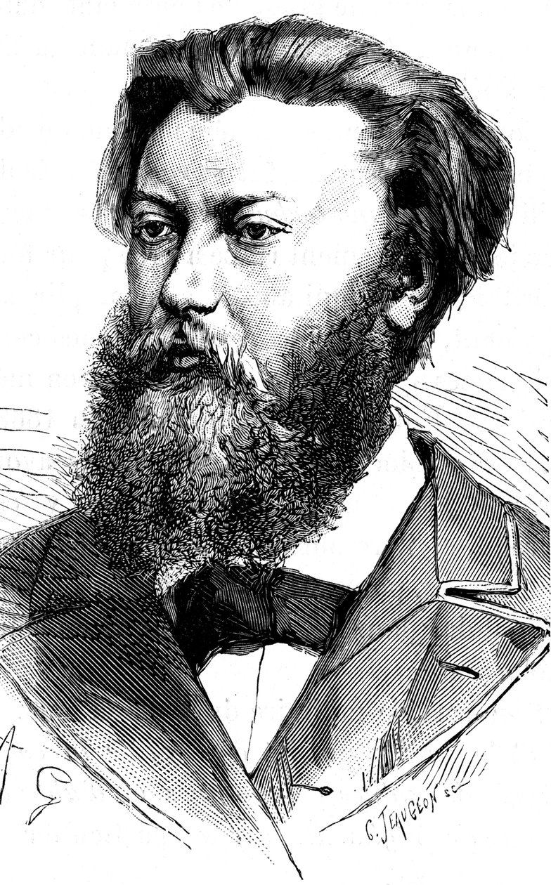 Paul Jablochkoff, Russische telegraafingenieur, 1883 door Unbekannt