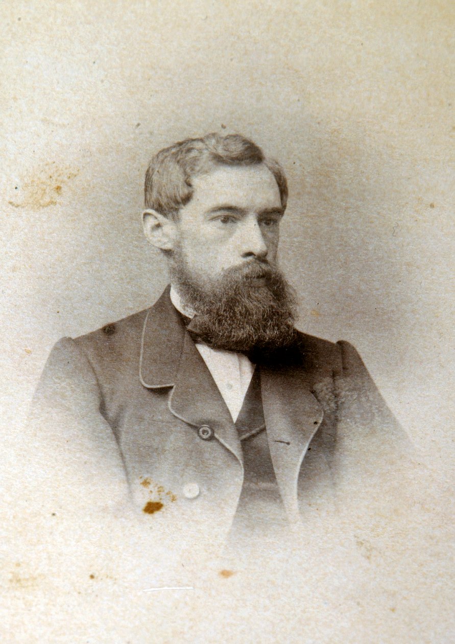 Pavel Tretyakov, Russische kunstmecenas, verzamelaar en galerieoprichter, 1865 door Unbekannt
