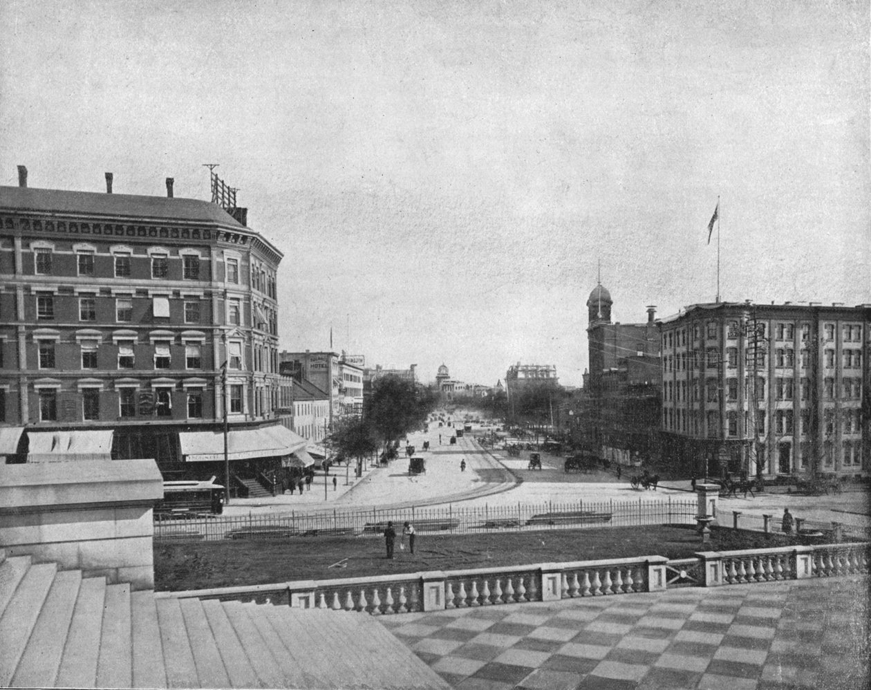 Pennsylvania Avenue, Washington DC, VS, ca. 1900 door Unbekannt