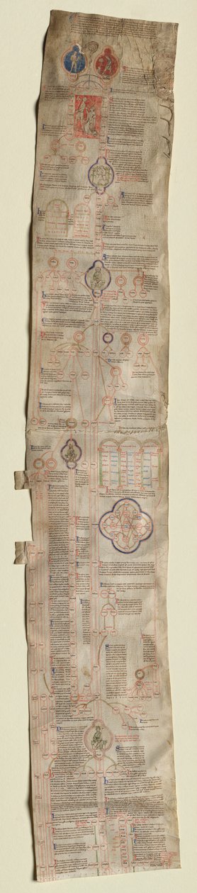 Peter van Poitiers Compendium Historiae in Genealogia Christi, ca. 1220 door Unbekannt