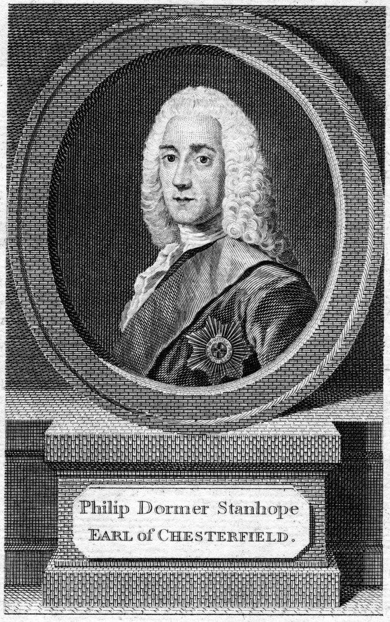 Philip Dormer Stanhope 1694-1773, 4e Graaf van Chesterfield, 19e eeuw door Unbekannt
