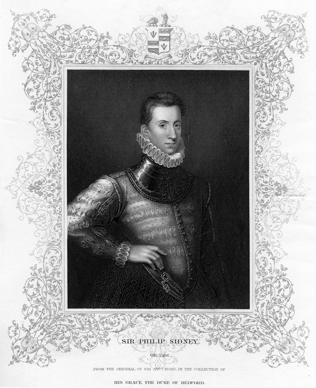 Philip Sidney, 16e-eeuwse Engelse soldaat, staatsman, dichter en mecenas van dichters door Unbekannt