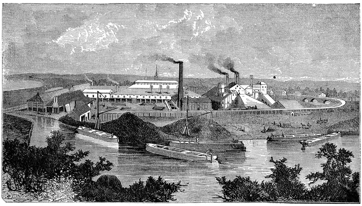 Phoenix Iron and Bridge Works, Phoenixville, Pennsylvania, VS, 1873 door Unbekannt