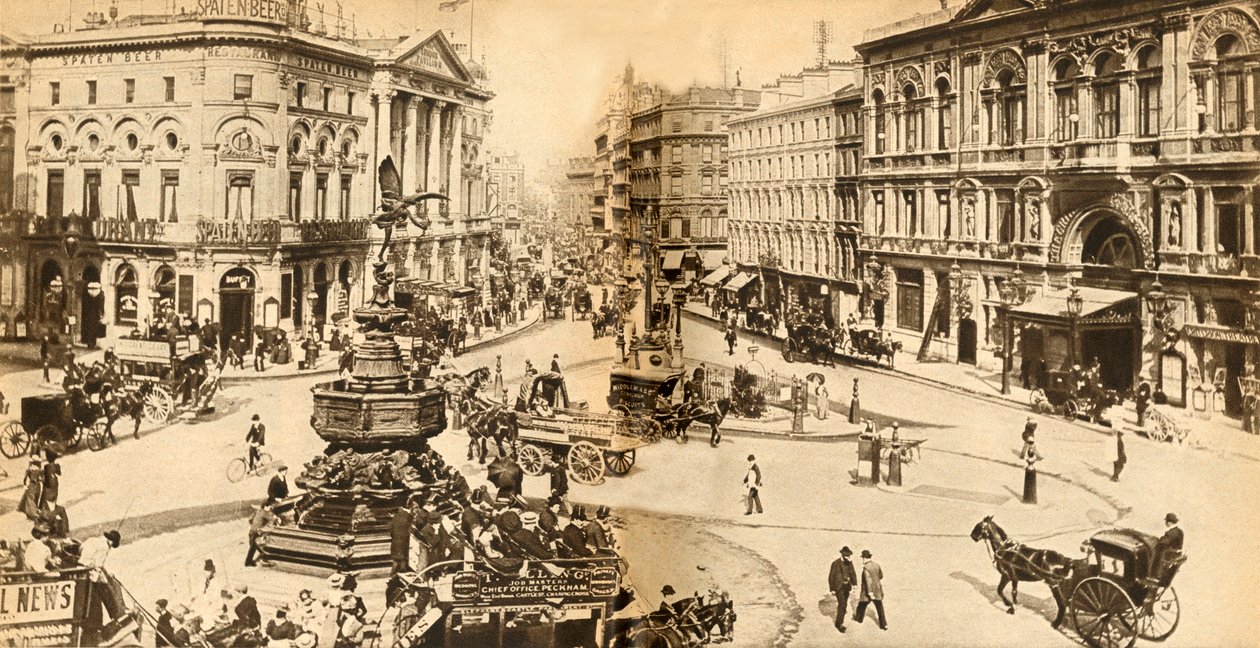 Piccadilly Circus - Het middelpunt van het universum: Het centrum van de wereld door Unbekannt