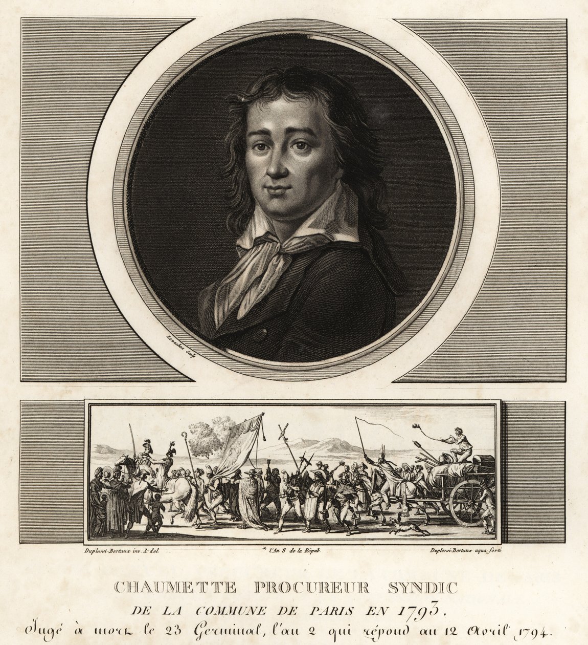 Pierre Gaspard Chaumette, Procureur Syndic de la Commune, atheïst door Unbekannt