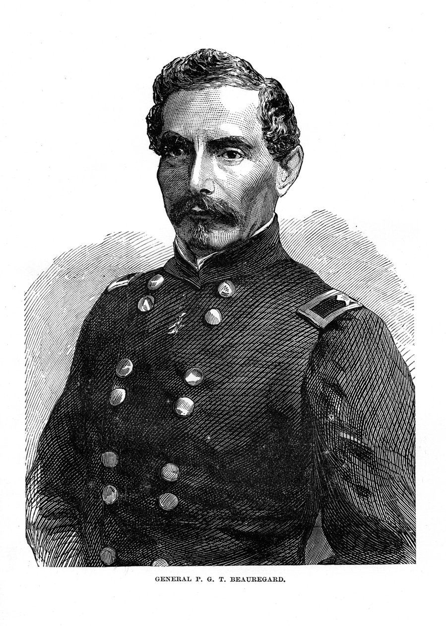 Pierre Gustave Toutant de Beauregard, Amerikaanse soldaat, ca. 1860s door Unbekannt