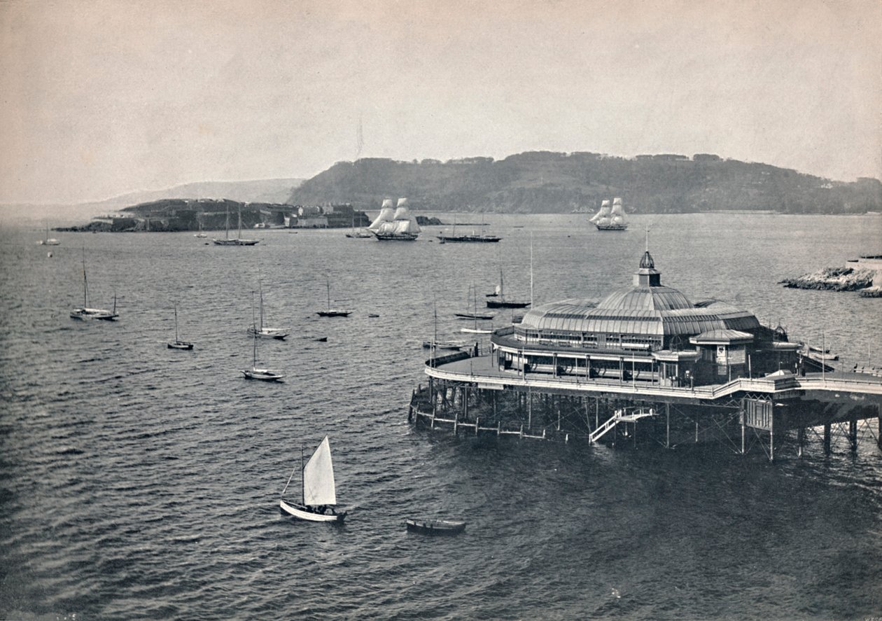 Plymouth - De Pier, 1895 door Unbekannt