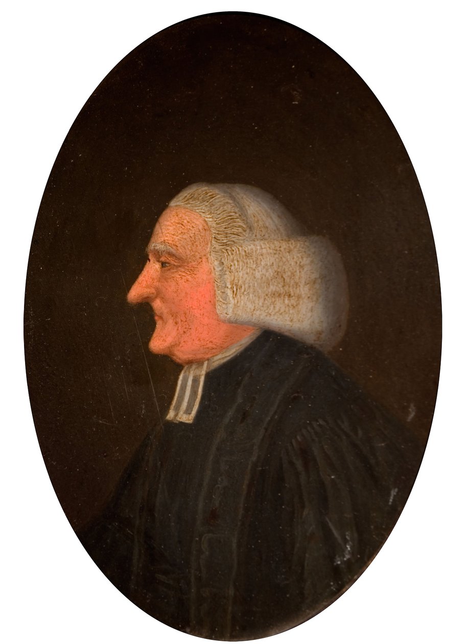 Portret van een geestelijke door Unbekannt