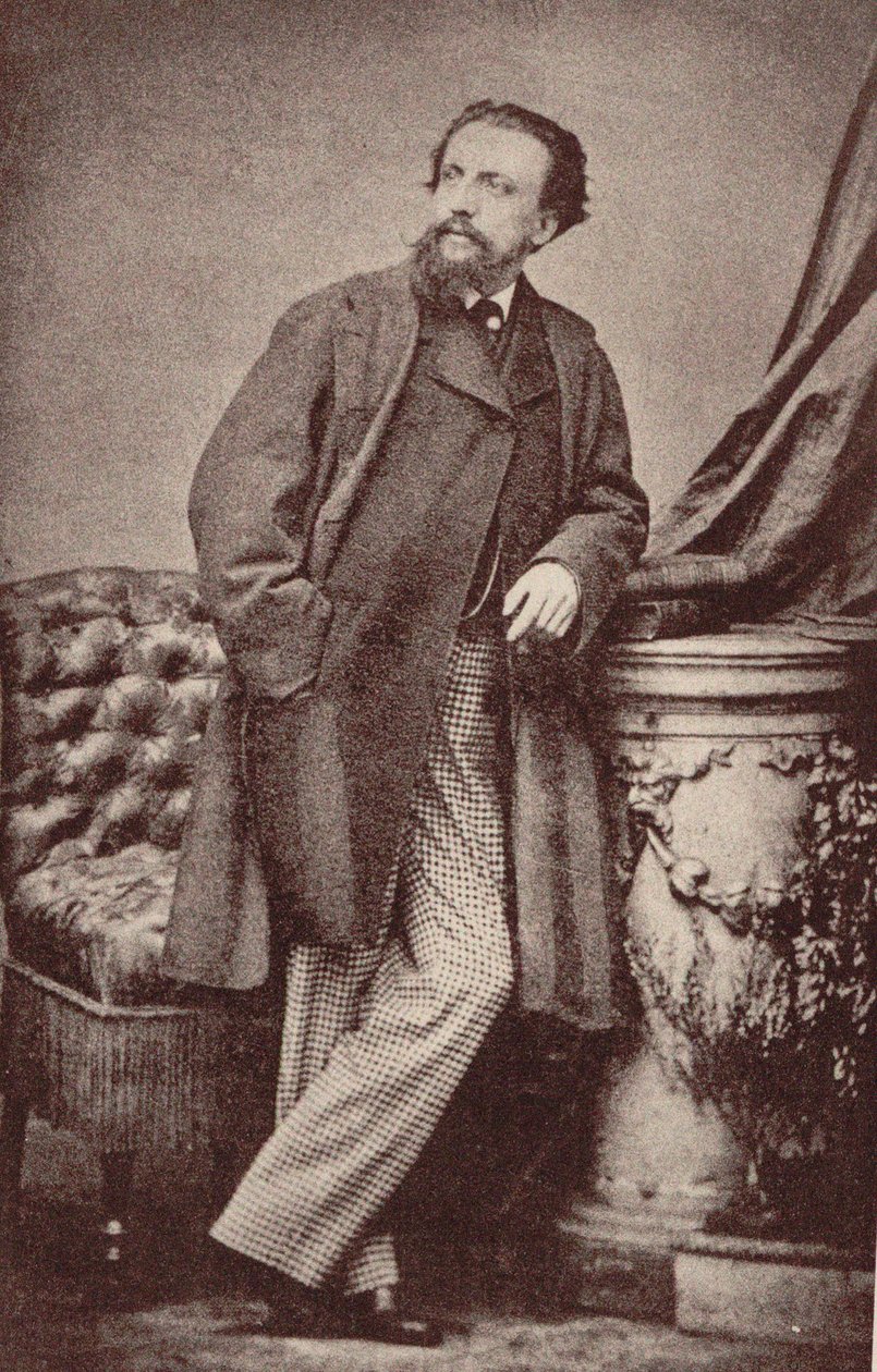 Portret van Arthur Kalkbrenner 1828-1869, 1860 door Unbekannt