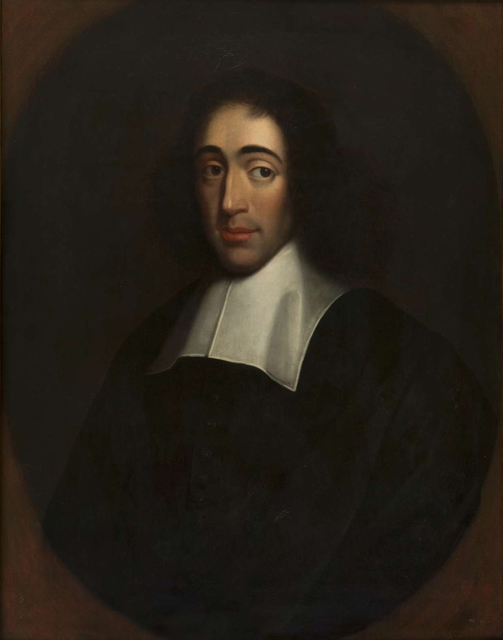 Portret van Baruch Spinoza, laatste kwart van de 17e eeuw door Unbekannt