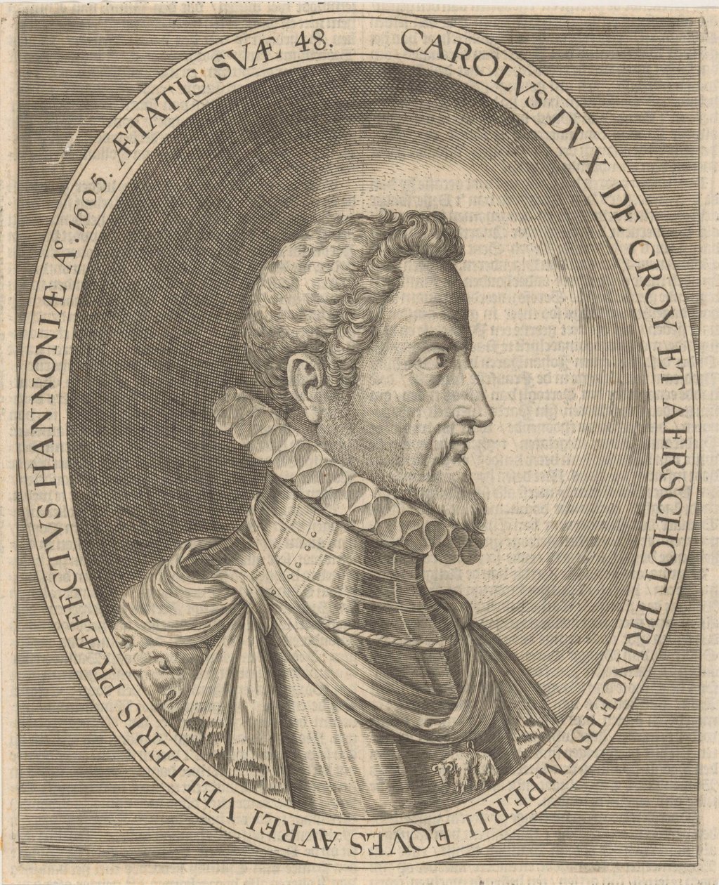 Portret van Charles III de Croÿ 1560-1612 door Unbekannt