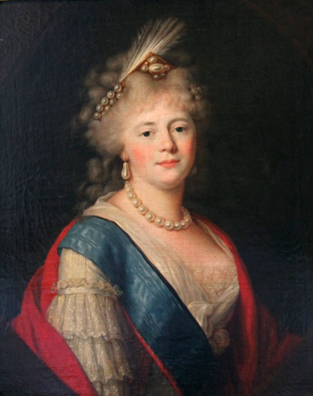 Portret van keizerin Maria Feodorovna, eind 18e eeuw door Unbekannt