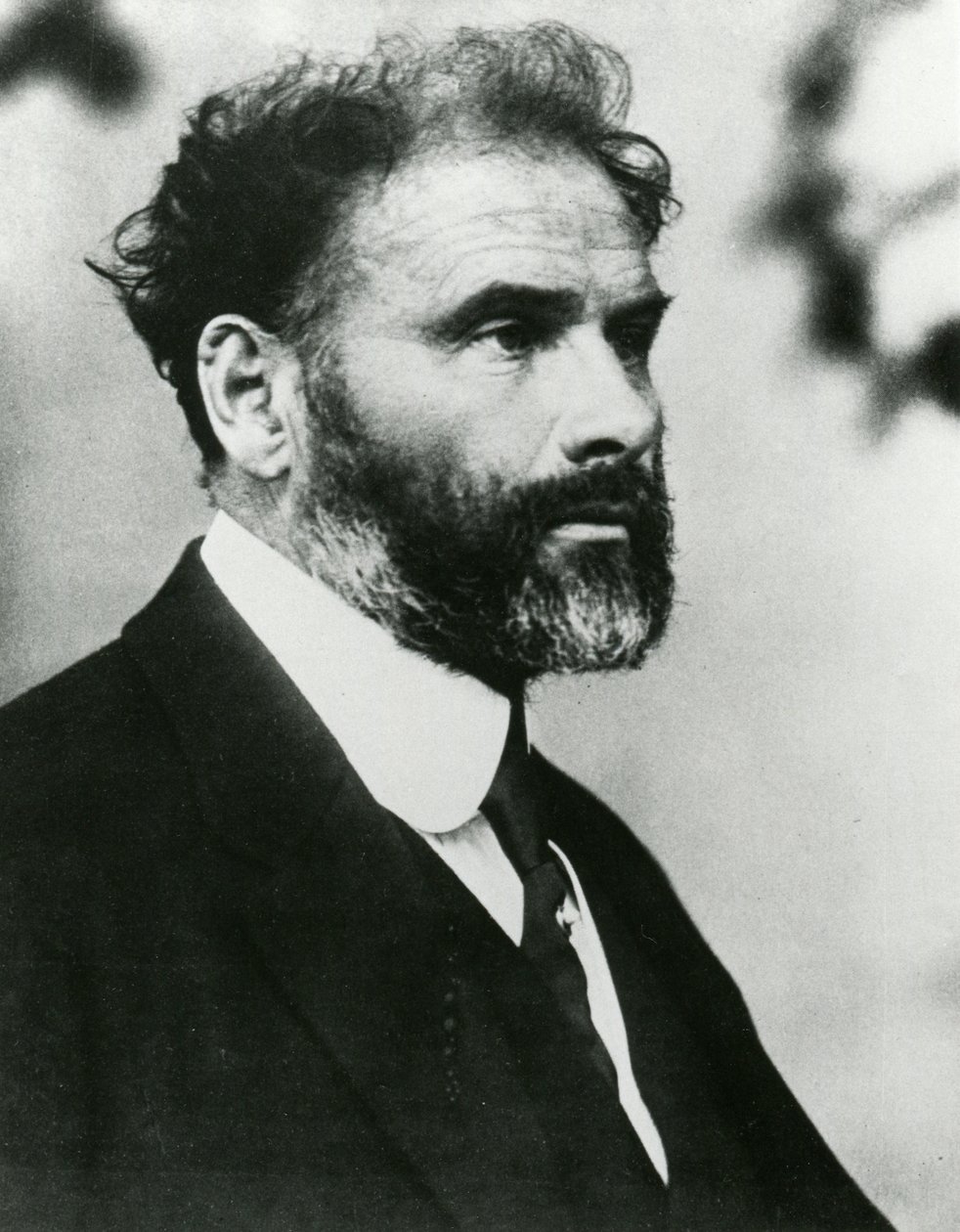 Portret van Gustav Klimt door Unbekannt