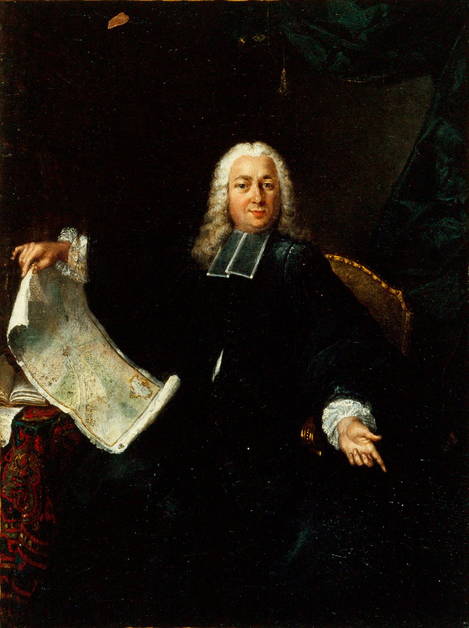 Portret van Jean de Lagrive 1689-1757, ca. 1740 door Unbekannt
