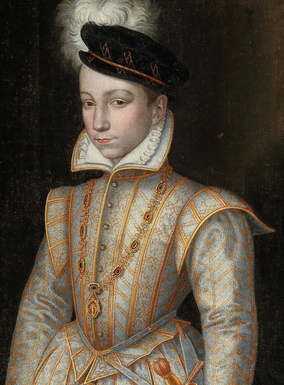 Portret van Koning Karel IX van Frankrijk door Unbekannt