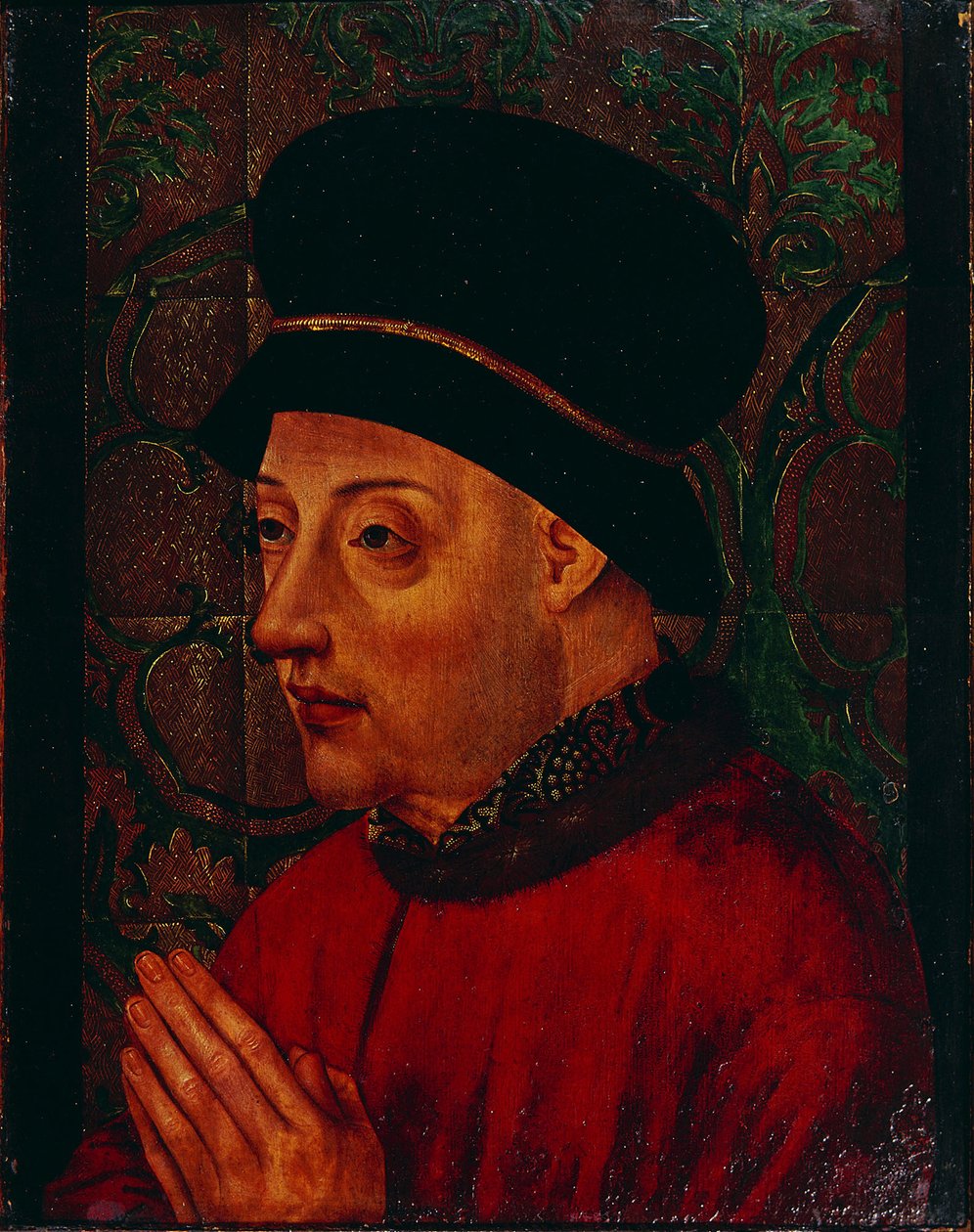 Portret van koning Jan I van Portugal 1357-1433, begin 15e eeuw door Unbekannt