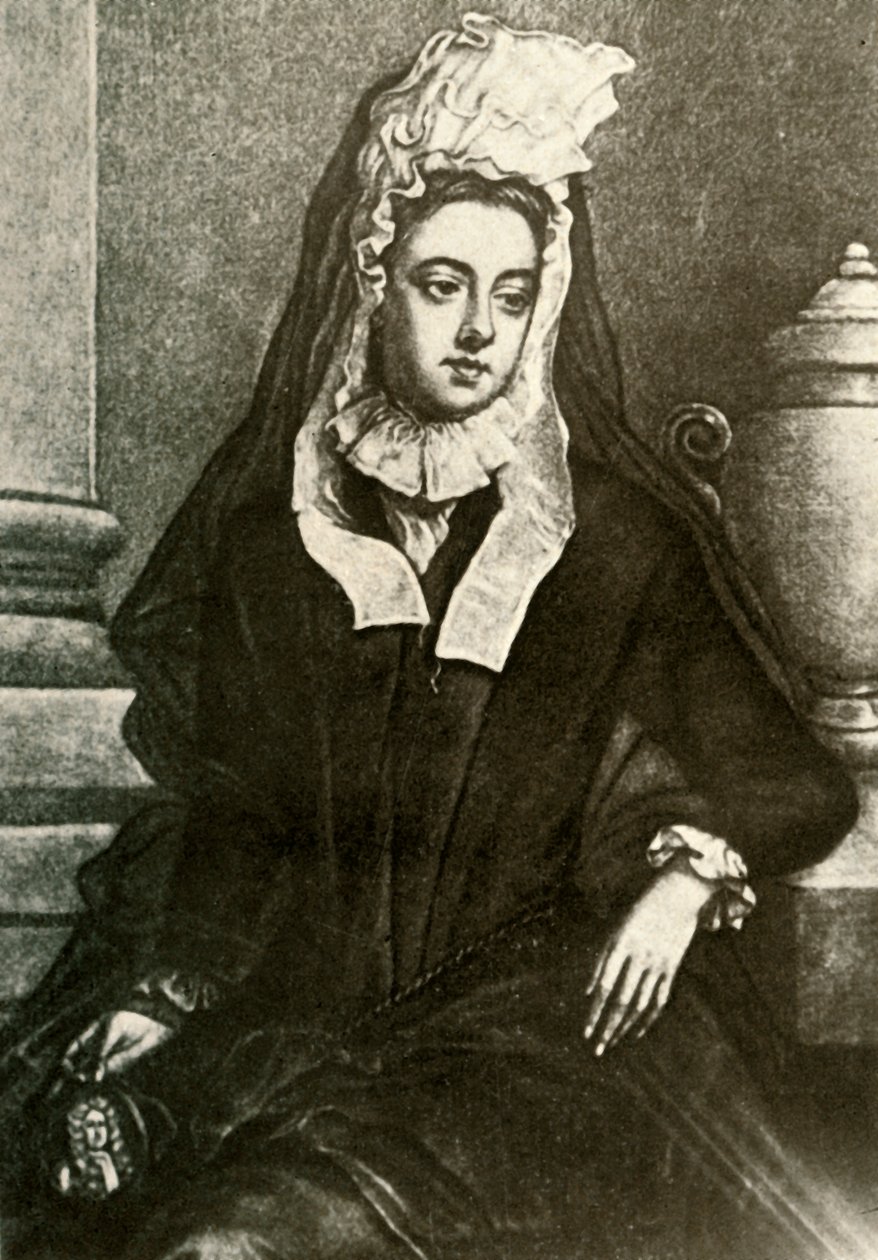 Portret van Lady Fenwick, rouwend weduwe, 1695, 1937 door Unbekannt