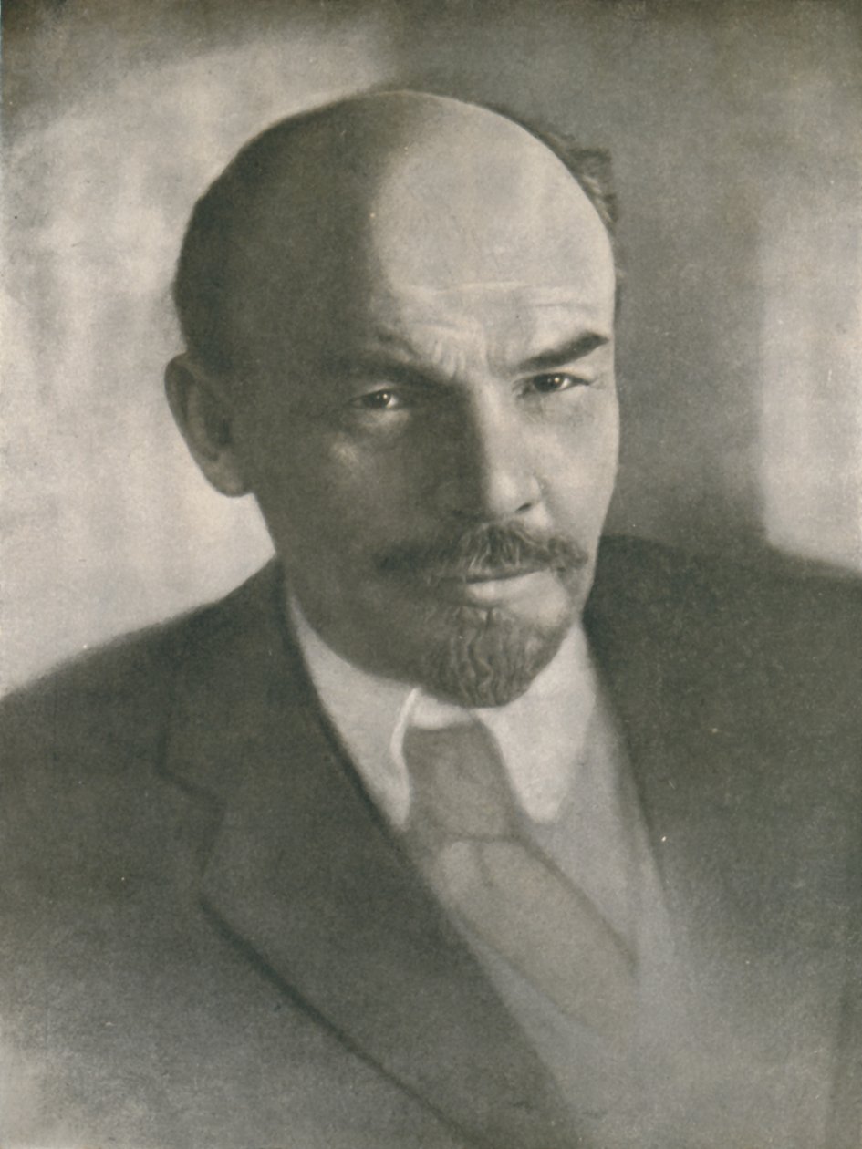 Portret van Lenin, ca. 1920s, 1939 door Unbekannt