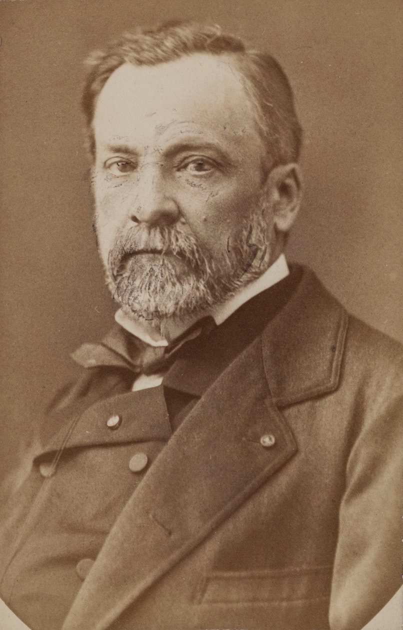 Portret van Louis Pasteur 1822-1895, ca. 1870 door Unbekannt