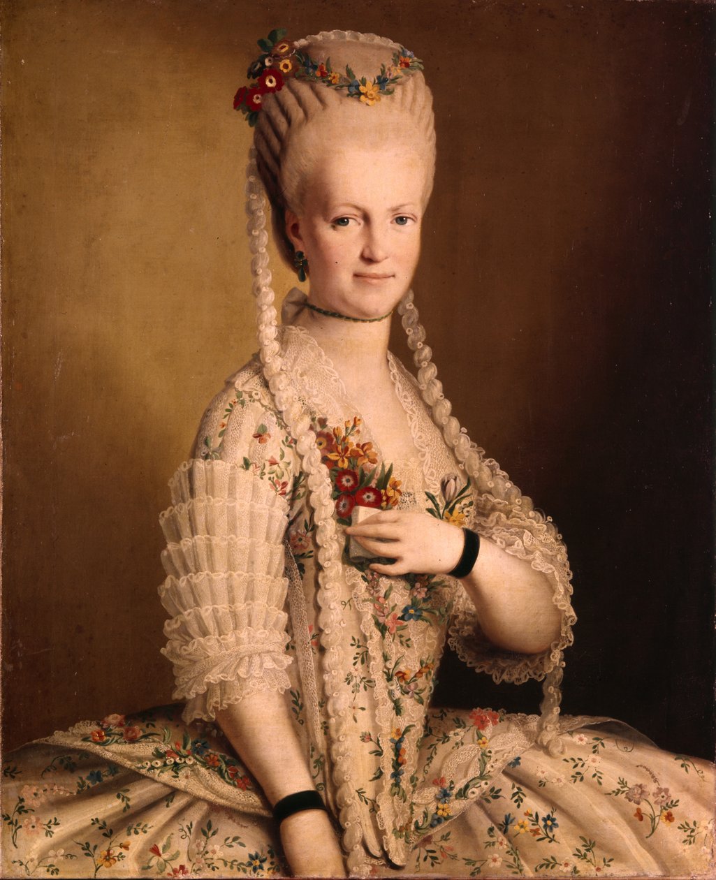 Portret van Sarah Greigh 1752-1793, vrouw van admiraal Samuel Greigh door Unbekannt