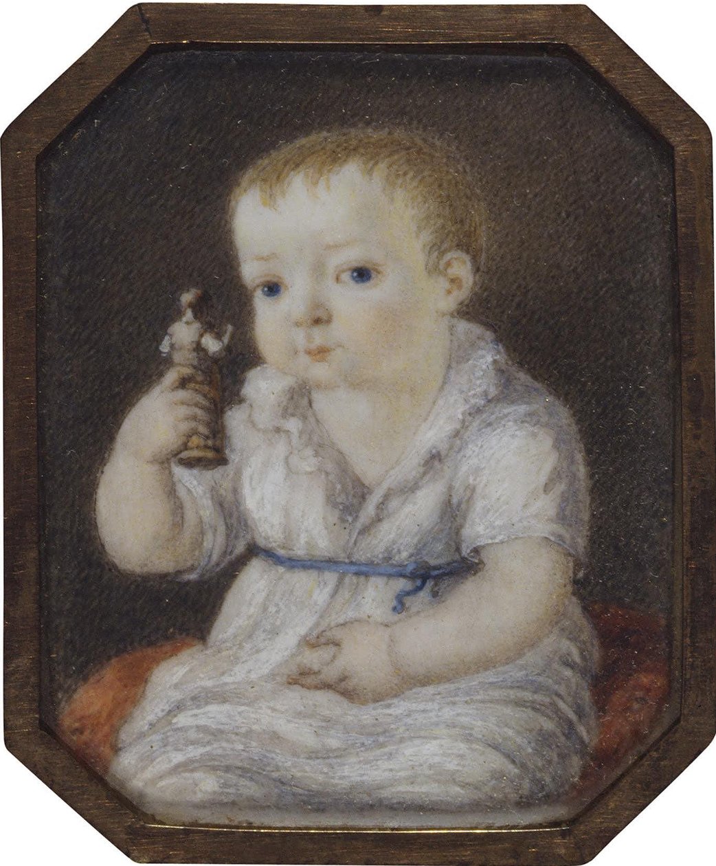Portret van Sergey Ivanovich Volkov als kind door Unbekannt