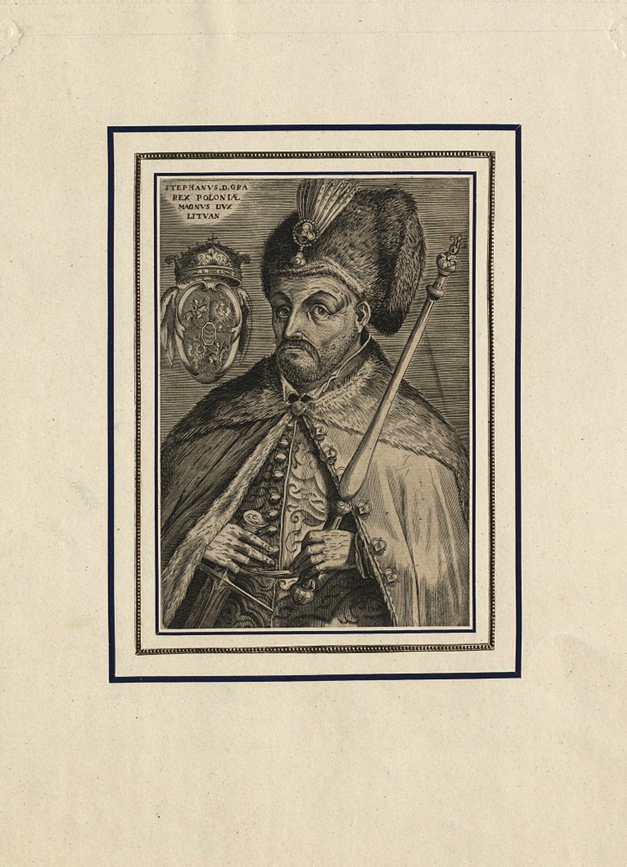 Portret van Stephen Báthory, Koning van Polen door Unbekannt