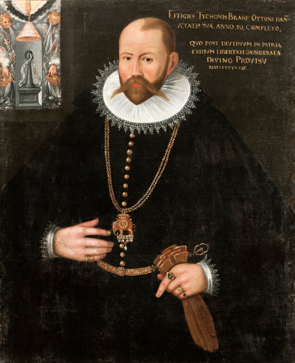 Portret van Tycho Brahe door Unbekannt